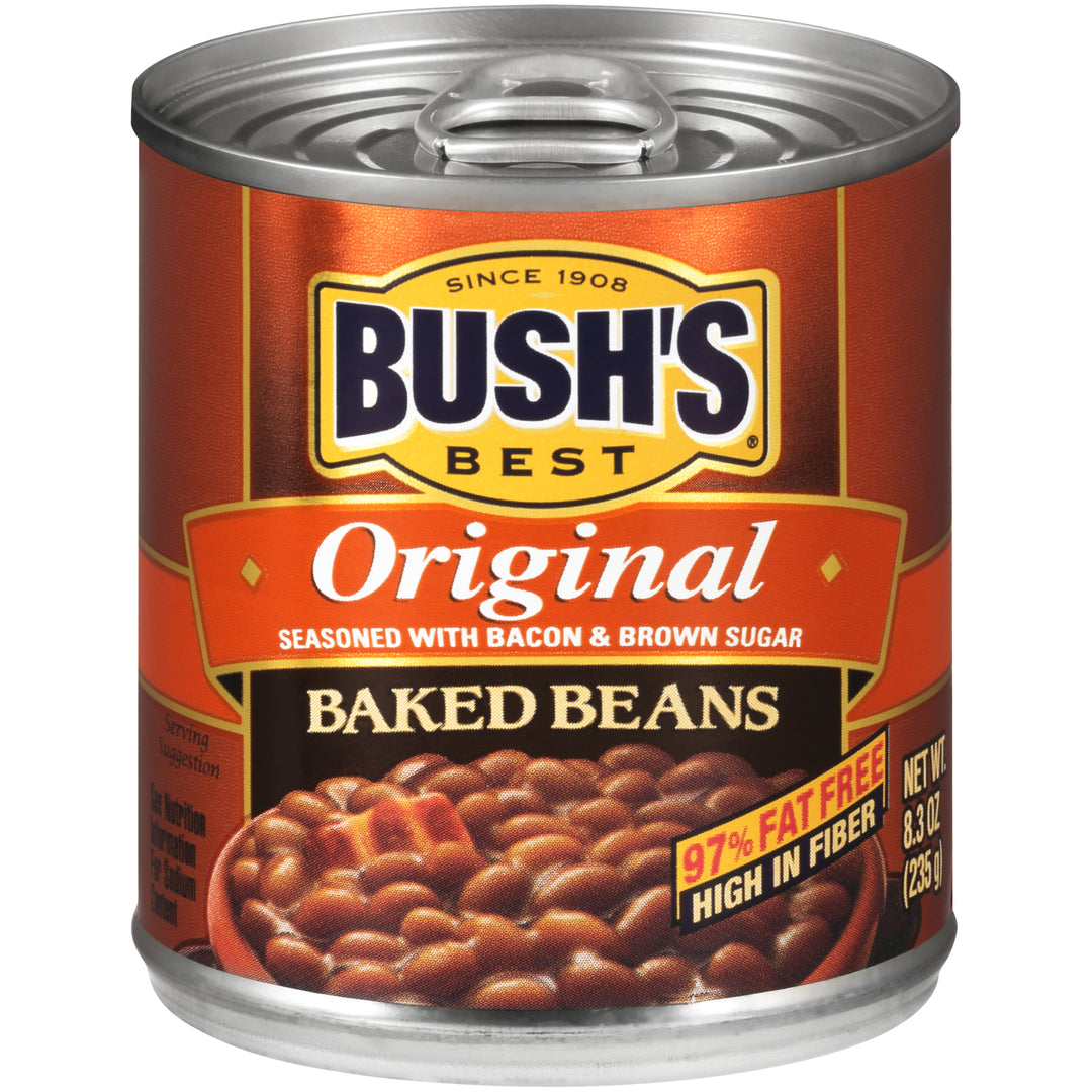 Bush's Best Pop Top Original Baked Beans-8.3 oz.-12/Case