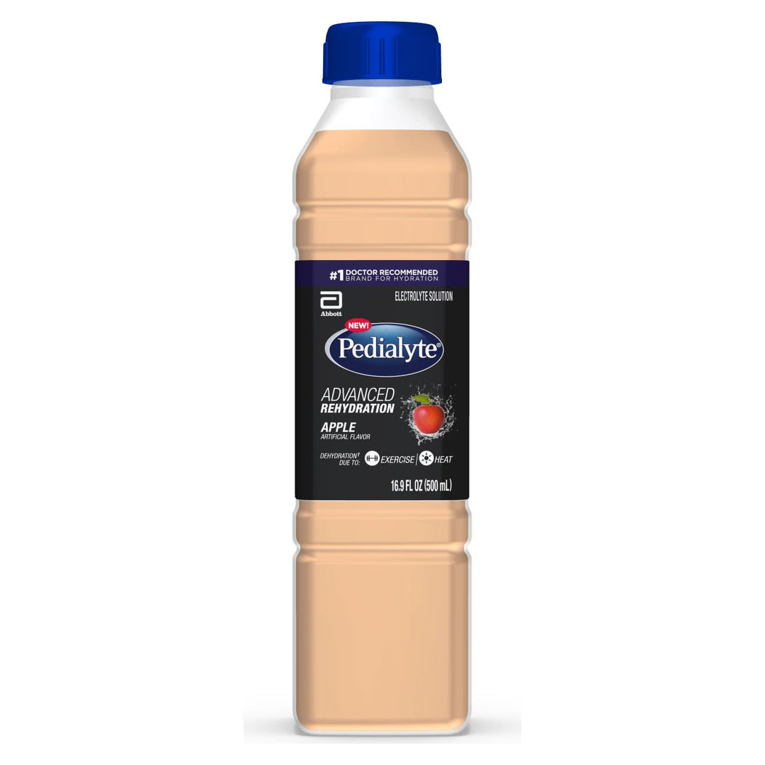 Pedialyte Apple Flavored Electrolyte Solution-500 Milliliter-12/Case
