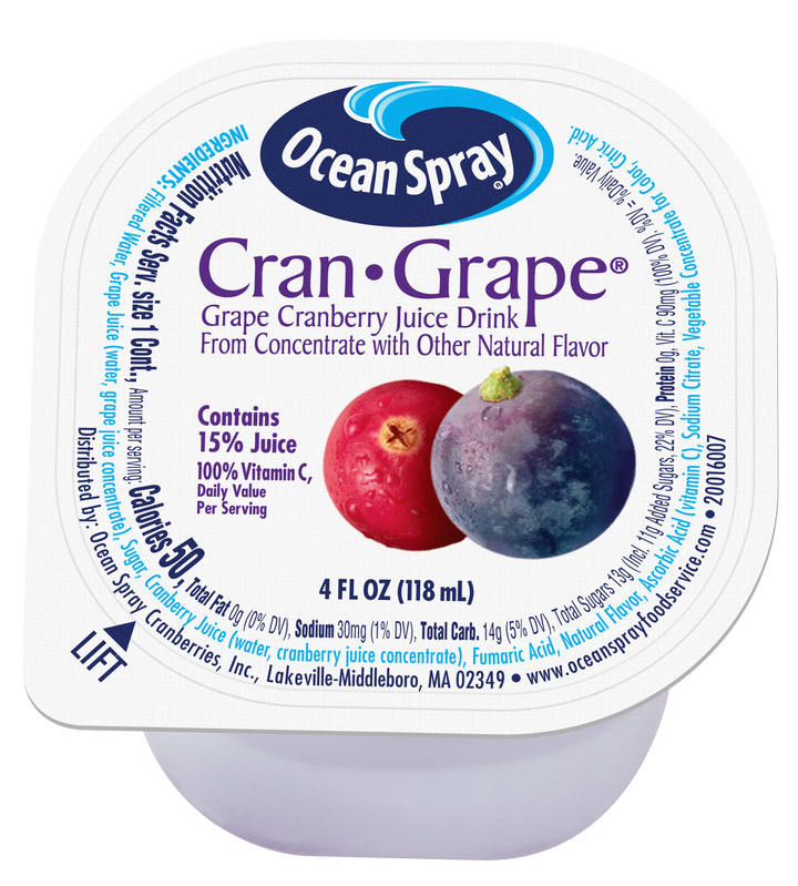Ocean Spray Cranberry Grape Juice-4 fl oz.-48/Case