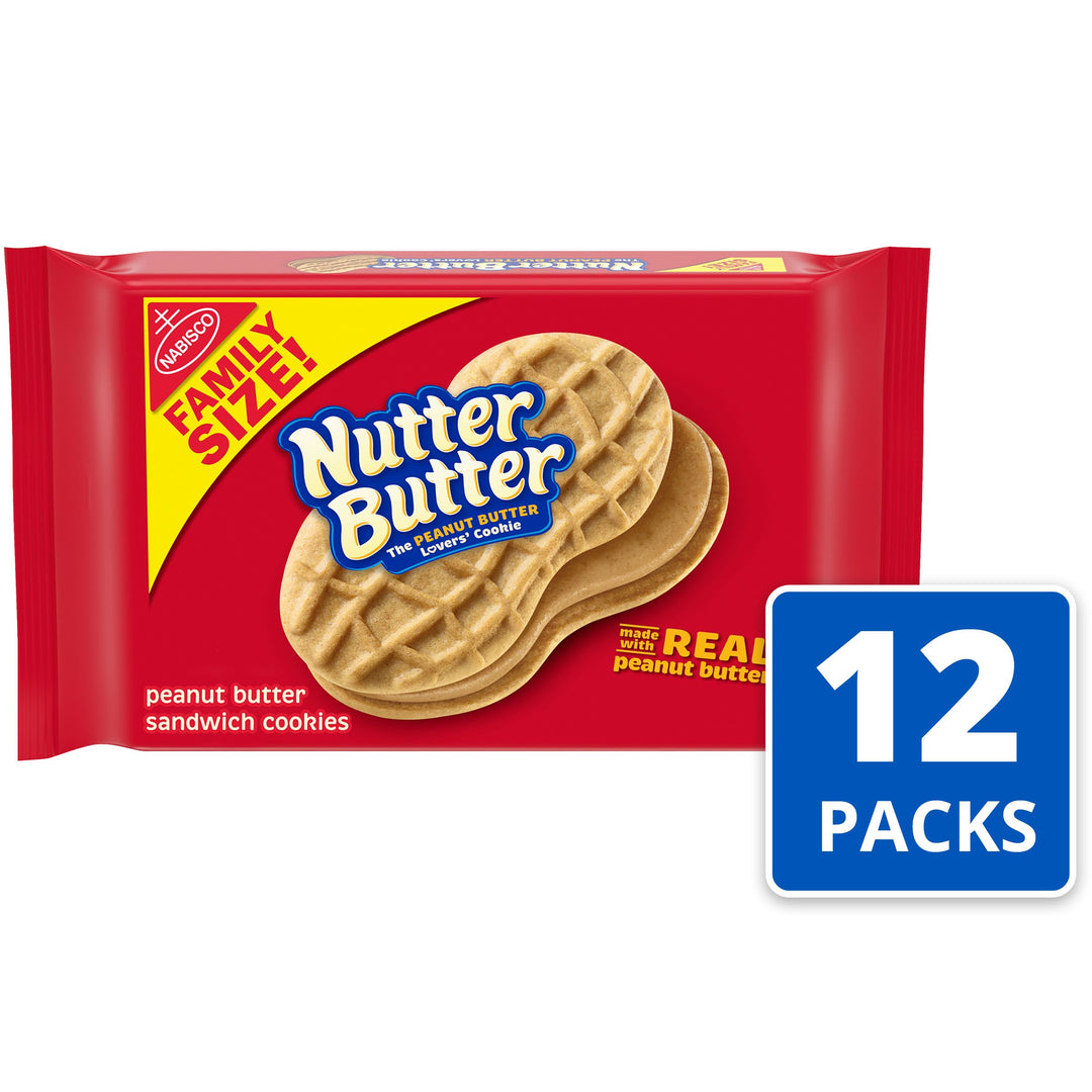 Nutter Butter Sandwich Cookies-16 oz.-12/Case