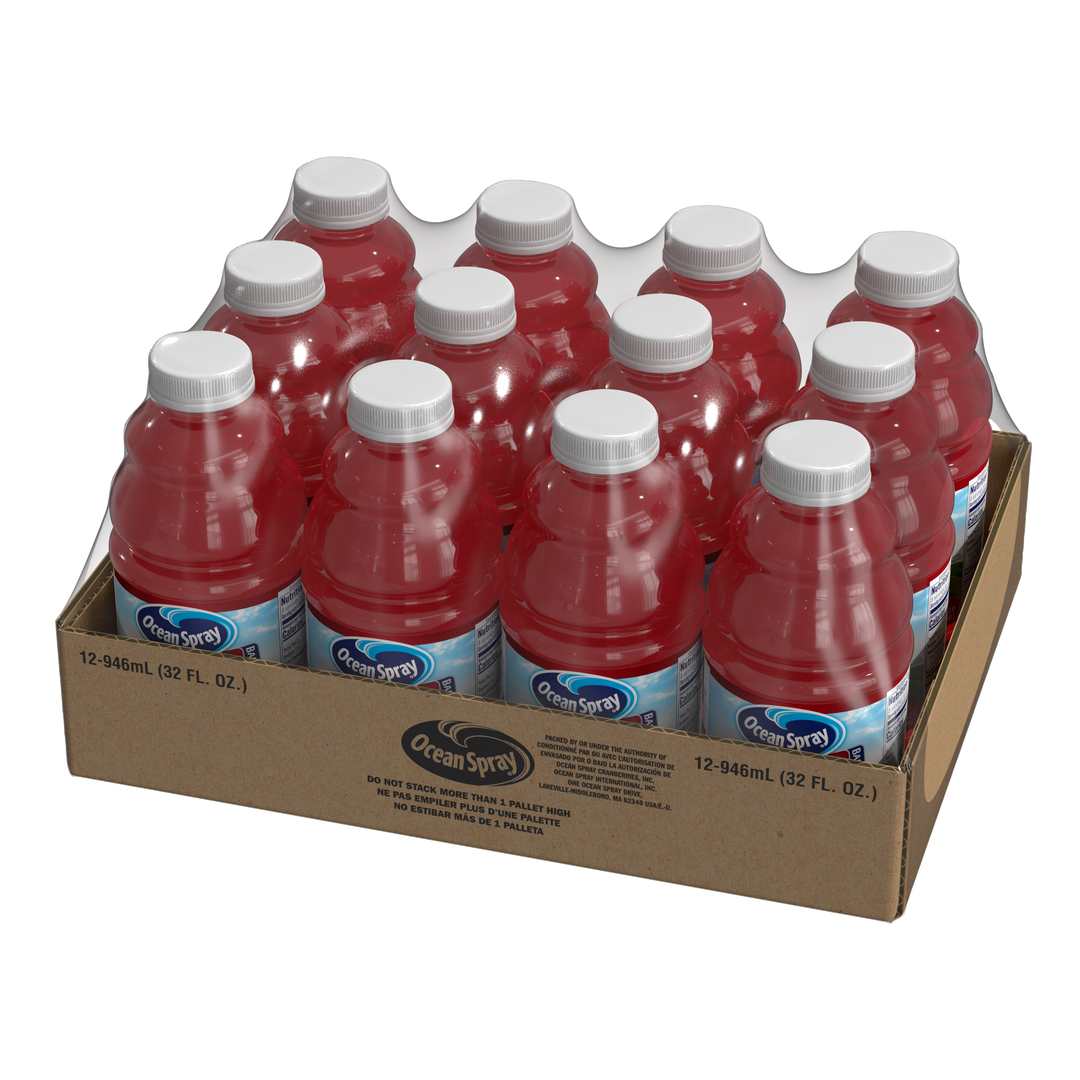 Ocean Spray Bar Pac Cranberry Juice Cocktail-32 fl oz.s-12/Case