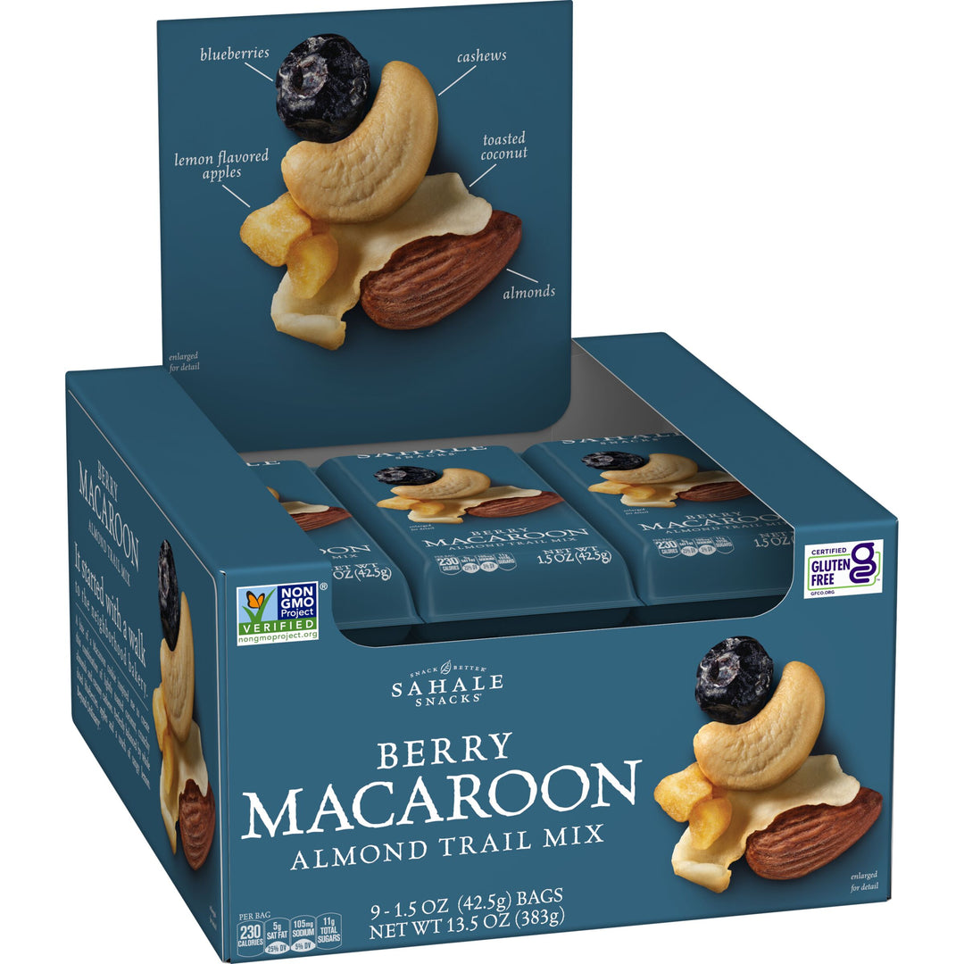 Sahale Almond Berry Macaroon-1.5 oz.-9/Box-12/Case