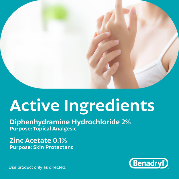 Benadryl Topical Itch Relief-14 Milileter-6/Box-4/Case