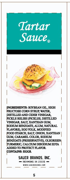 Sauer Tartar Sauce Single Serve-12 Gram-200/Case