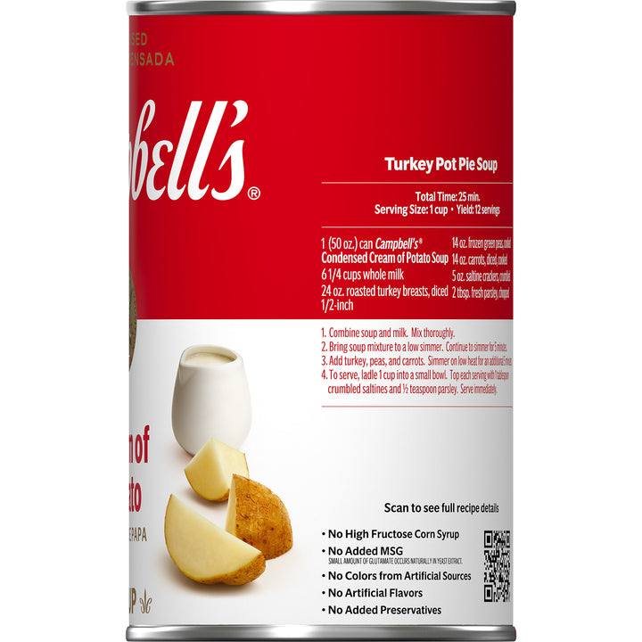 Campbell's Classic Cream Of Potato Condensed Soup-50 oz.-12/Case
