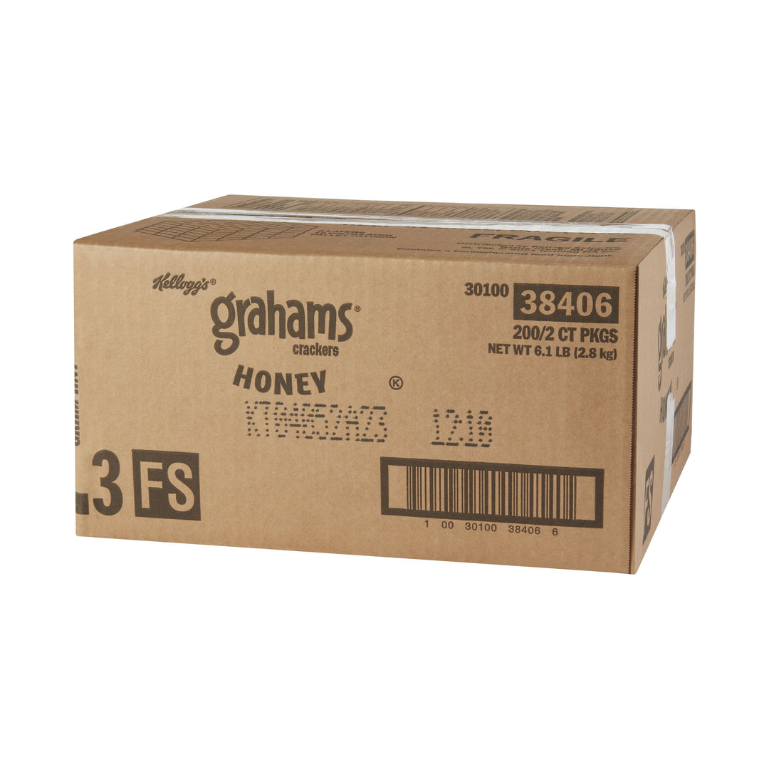 Kellogg's Honey Graham Crackers-0.49 oz.-200/Case