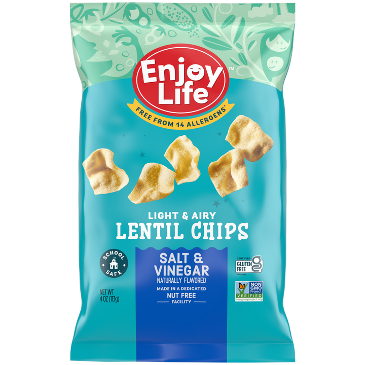 Enjoy Life Lentil Chips Light Sea Salt-4 oz.-12/Case
