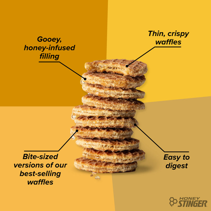 Honey Stinger Organic Mini Waffle Honey-5.3 oz.-5/Case