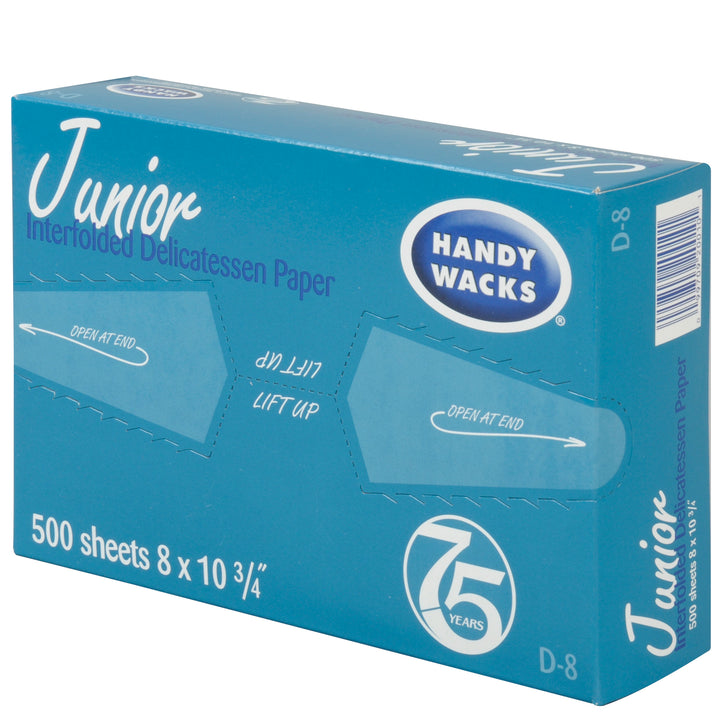 Handy Wacks 8 Inch X 10 Inch Interfolded Deli Premium Grade Paper-500 Count-12/Case