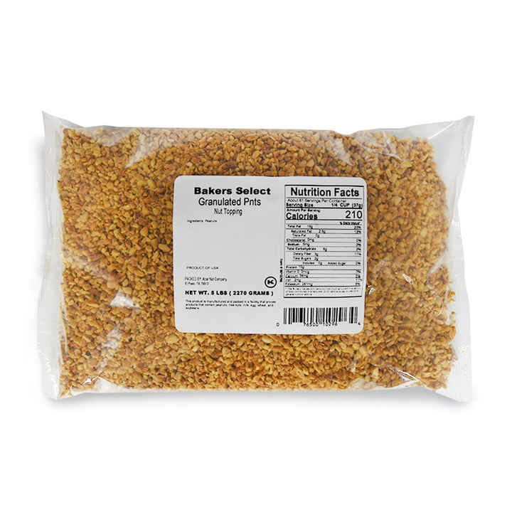 Baker's Select Baker's Select Dry Unsalted Granulated Peanut Topping-5 lb.-2/Case