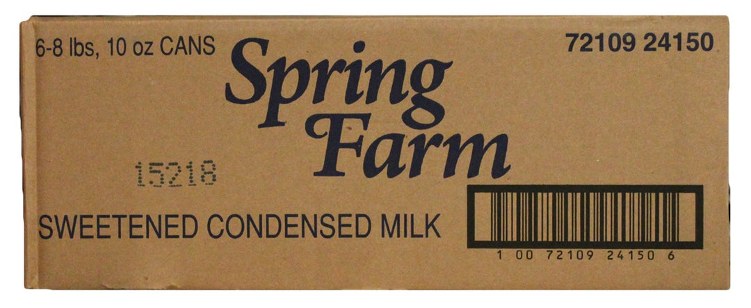 Spring Farm Sweetened Condensed Milk Sweetened Condensed Milk 6/97 Fl Oz.