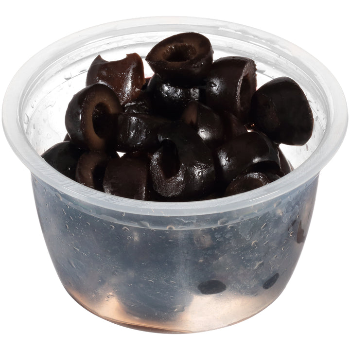 Pearls Black Sliced Olives To Go-5.6 oz.-6/Case