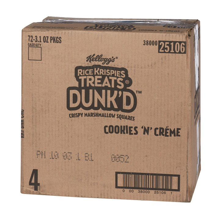 Rice Krispies Rice Krispie Treats Square Cookies & Creme-3.1 oz.-12/Box-6/Case
