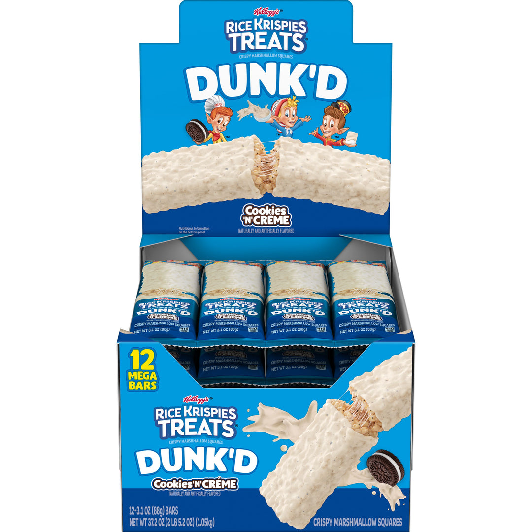 Rice Krispies Rice Krispie Treats Square Cookies & Creme-3.1 oz.-12/Box-6/Case