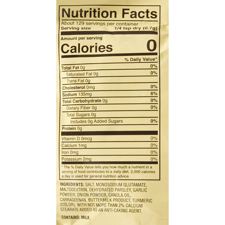 Chef's Finest Dry Ranch Mix Dressing Mix 18/3.2 Oz.