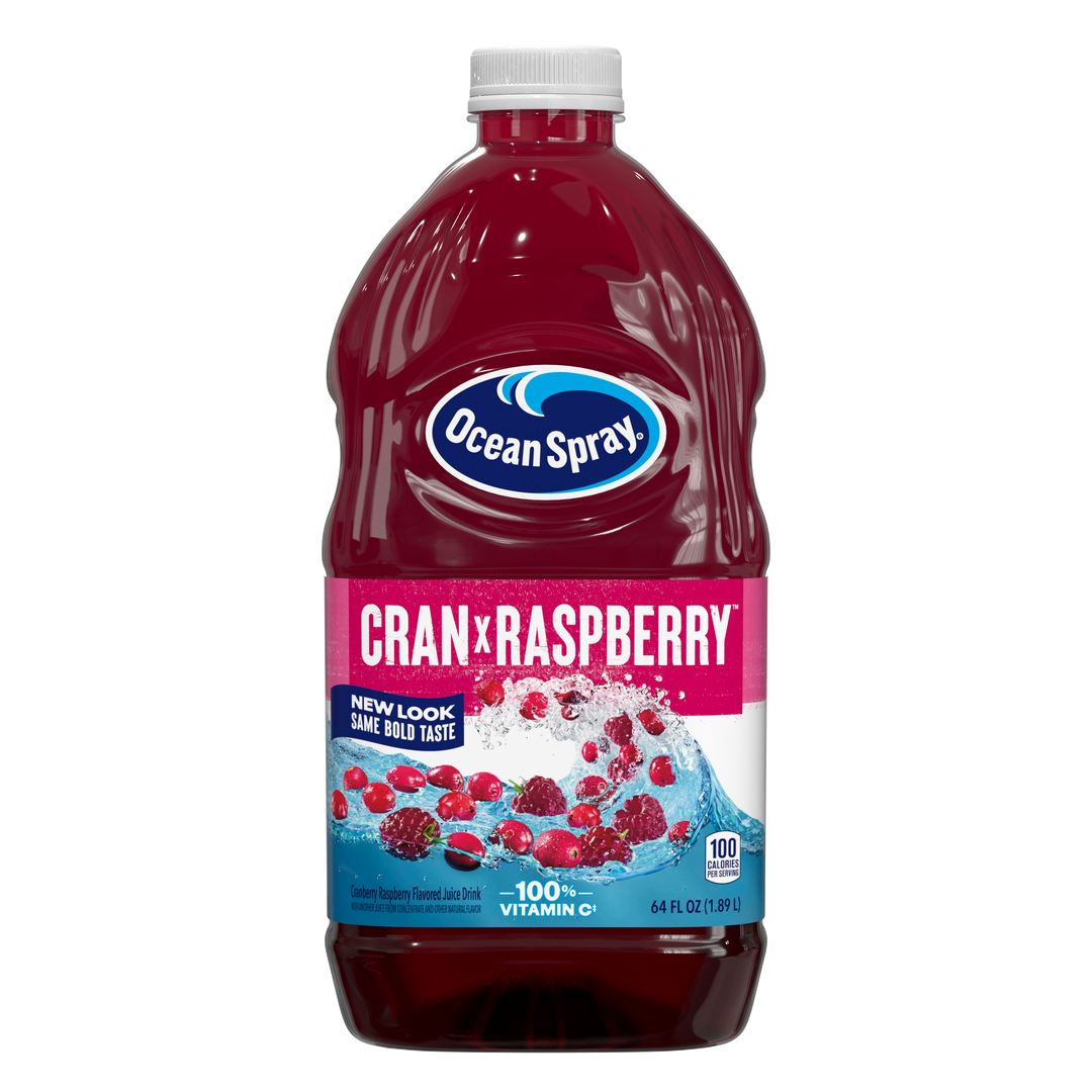 Ocean Spray Cranberry Raspberry Juice-64 fl oz.s-8/Case