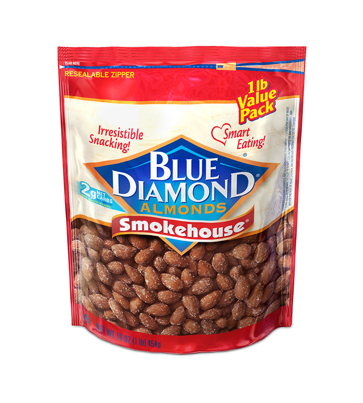 Blue Diamond Almonds Smokehouse-16 oz.-6/Case