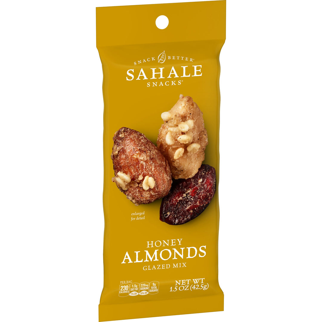 Sahale Almond Honey Cranberry Glazed Mix-1.5 oz.-18/Case