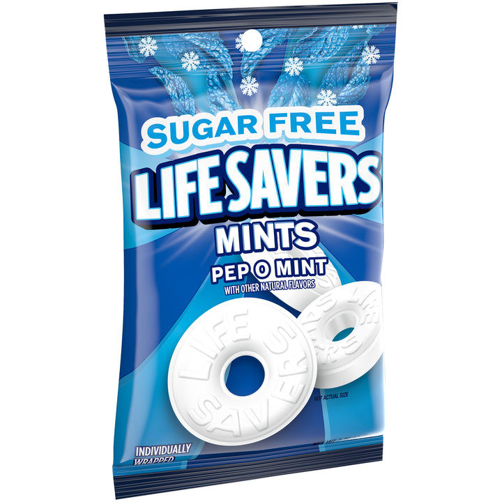 Lifesavers Candy Lifesaver Sugar Free Individually Wrapped Peg Bag-2.75 oz.-12/Case