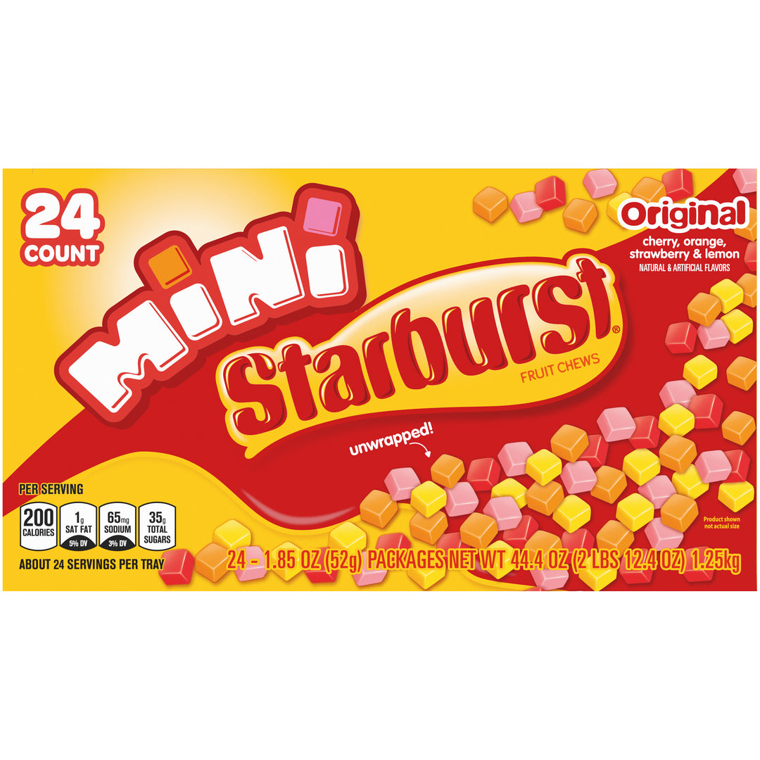 Starburst Mini Original Singles-1.85 oz.-24/Box-12/Case