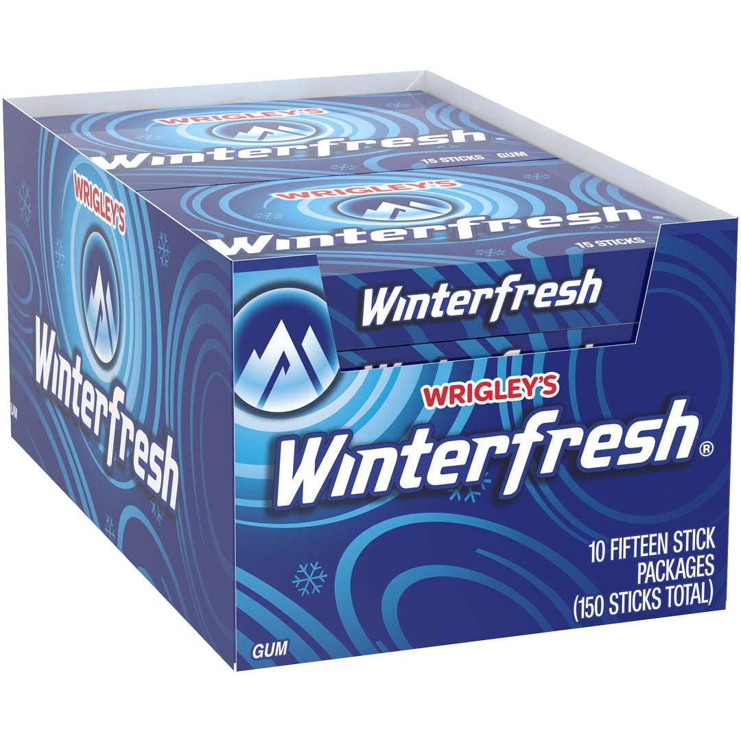 Winterfresh Single Serve Gum-15 Piece-10/Box-12/Case