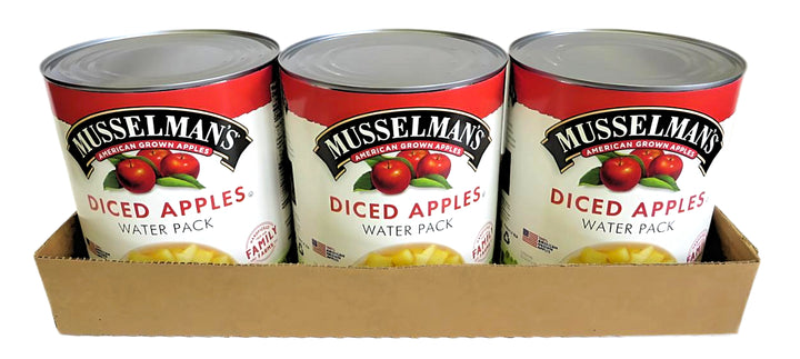 Musselman's Diced Apples Water Pack-104 oz.-3/Case