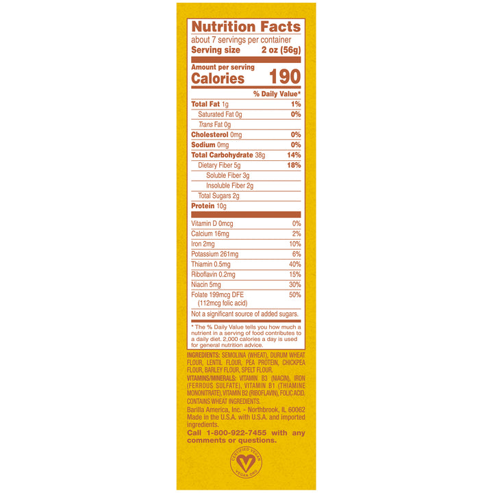 Barilla Protein Plus Penne Pasta-14.5 oz.-12/Case