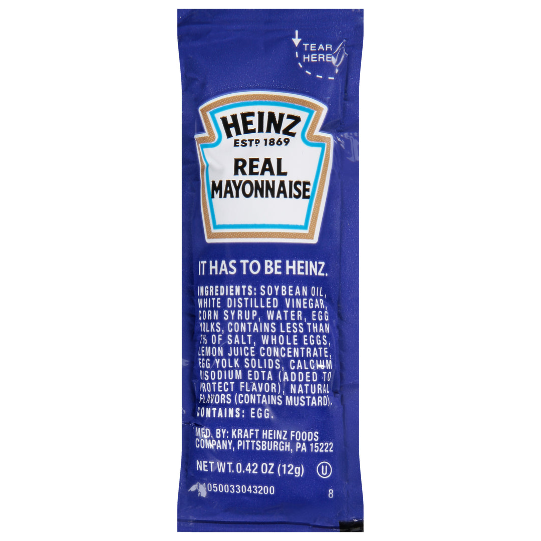 Heinz Real Mayonnaise Single Serve-5.29 lb.-1/Case