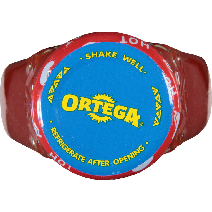 Ortega Hot Taco Sauce Bottle-8 oz.-12/Case