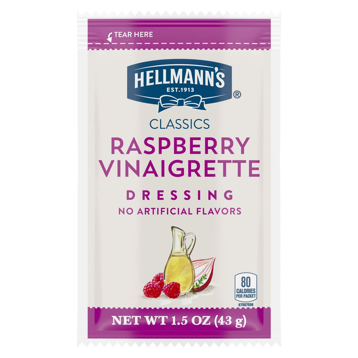 Hellmann's Raspberry Vinaigrette Dressing Single Serve-1.5 oz.-102/Case
