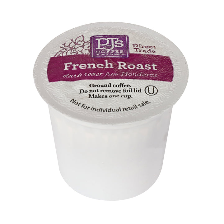 Pj's Coffee Of New Orleans French Roast Single Serve-12 Count-6/Case