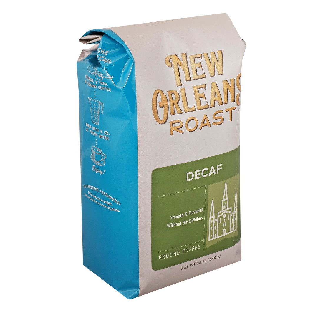 New Orleans Roast Decaffeinated Ground Coffee-12 oz.-6/Case