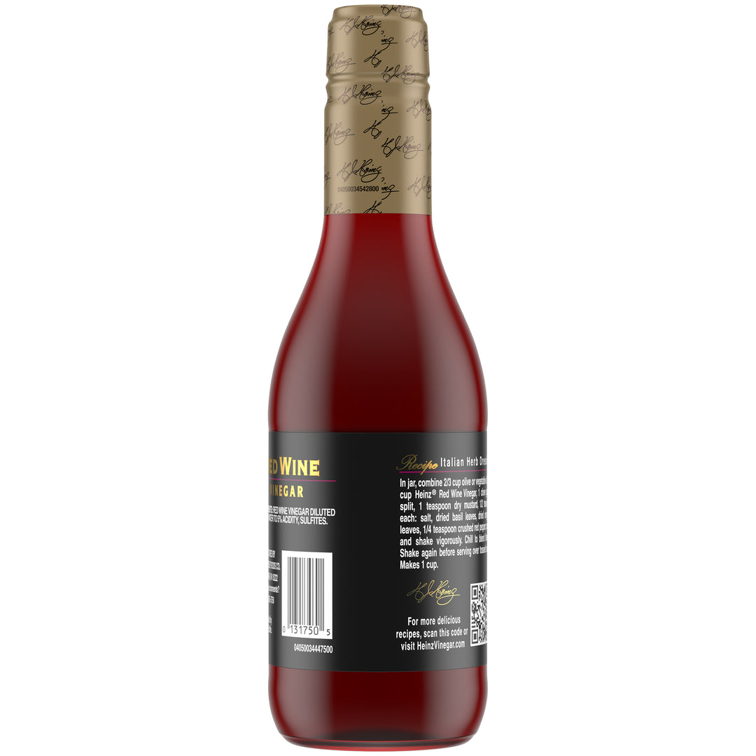 Heinz Wine Vinegar Bottle-12 fl oz.-12/Case