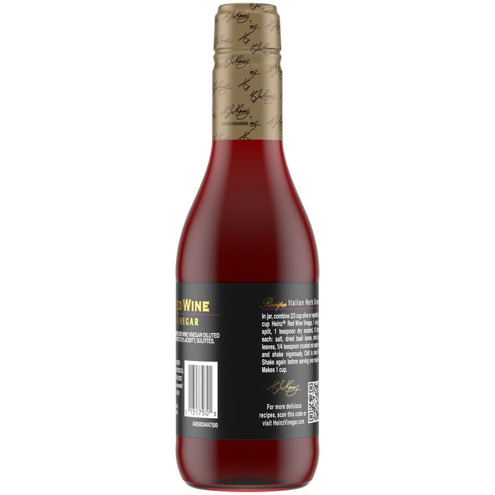 Heinz Wine Vinegar Bottle-12 fl oz.-12/Case