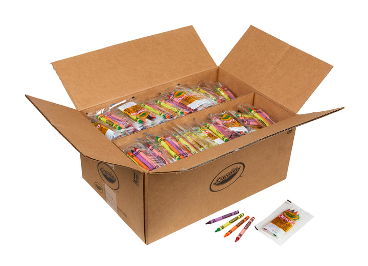 Crayola Crayon Bulk 4 Color Cello-4 Count-360/Case