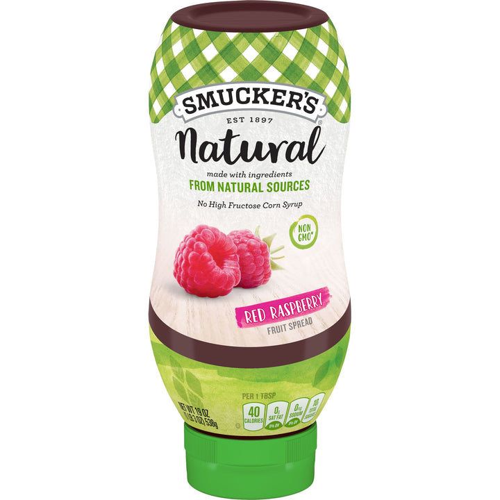 Smucker's Jam Natural Red Raspberry Squeeze 12/19 Oz.