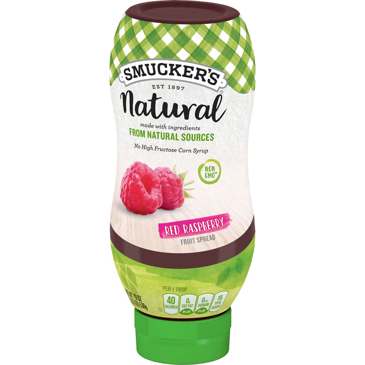 Smucker's Jam Natural Red Raspberry Squeeze 12/19 Oz.