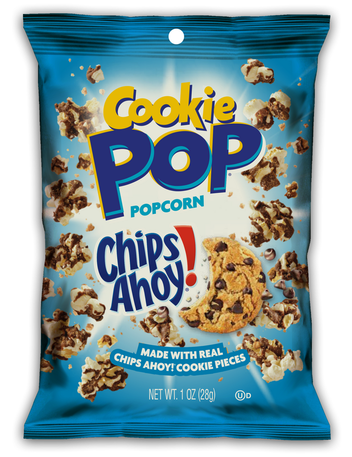 Snaxsational Chips Ahoy Popcorn-1 oz.-8/Box-6/Case