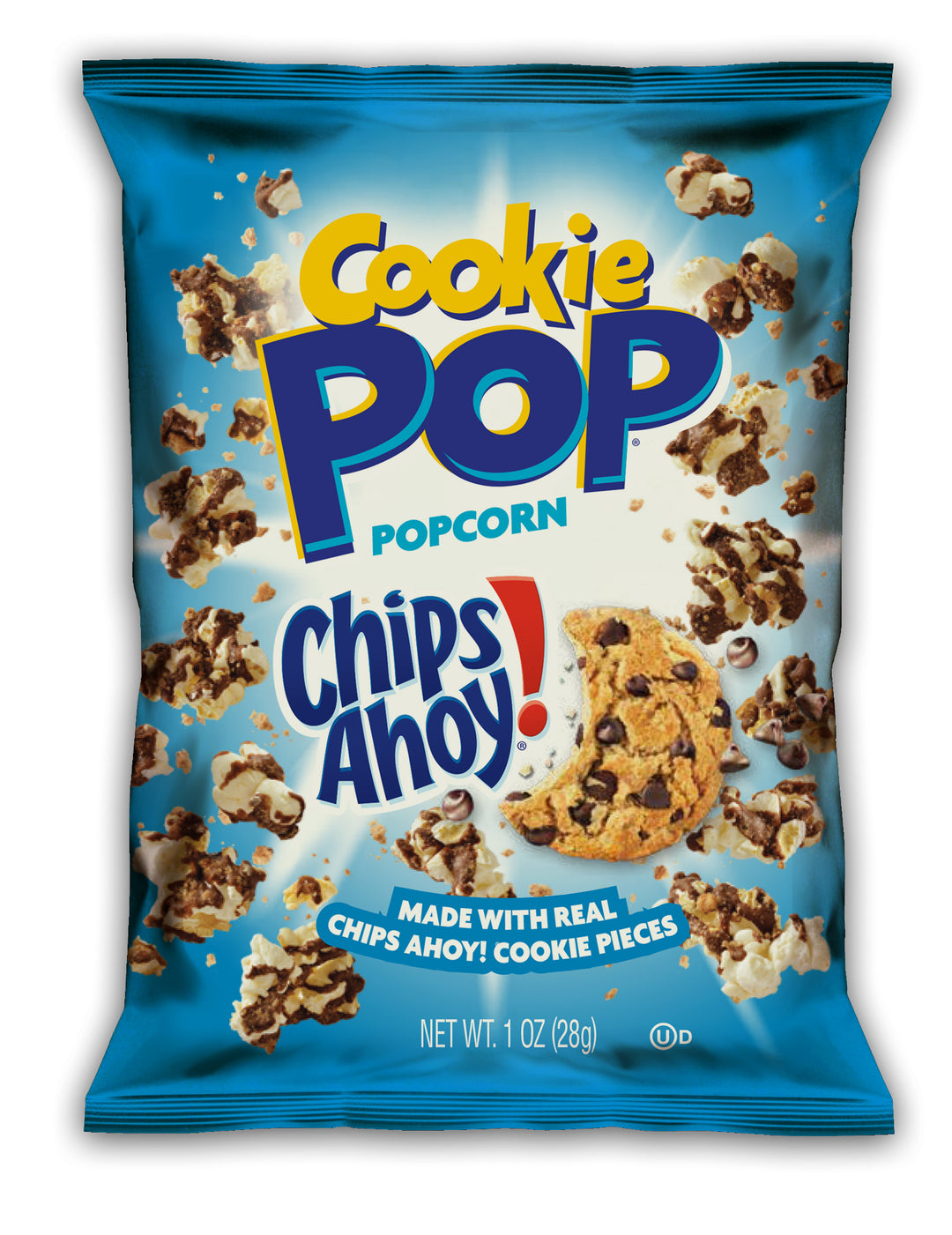 Snaxsational Chips Ahoy Popcorn-1 oz.-8/Box-6/Case