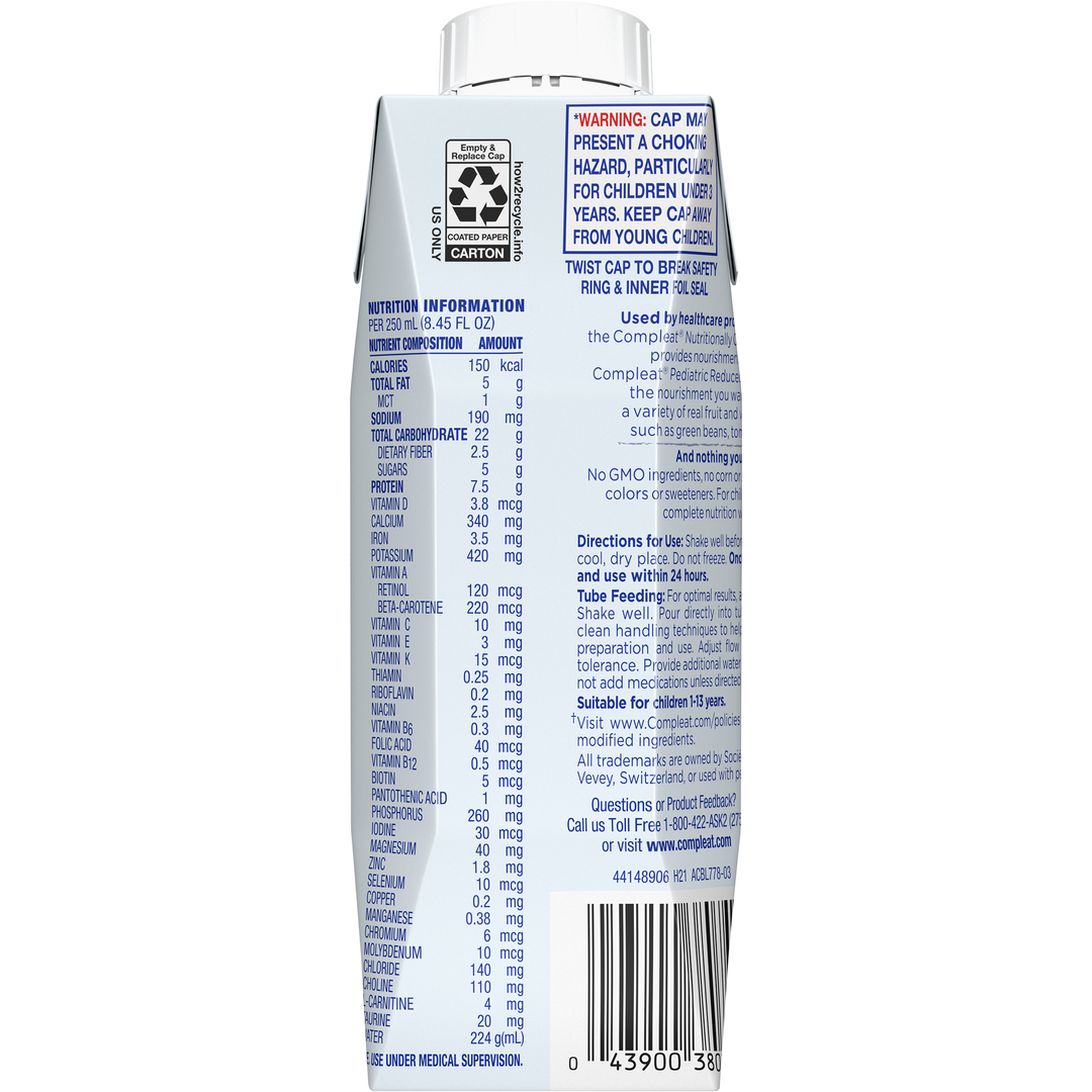 Compleat Pediatric Reduced Calories-8.45 fl oz.-24/Case