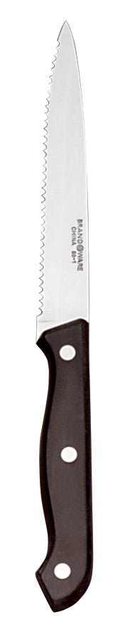 World Tableware Pointed Tip Steak Knife W/Black Bakelite Handle 9.25"-12 Each