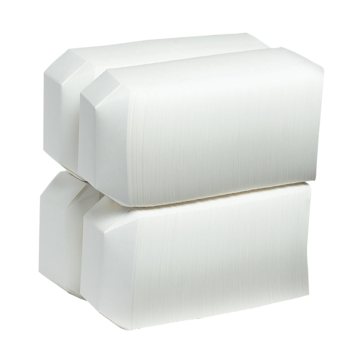 Kant Leek Dixie 1 Lb Polycoated White Food Tray-250 Count-4/Case