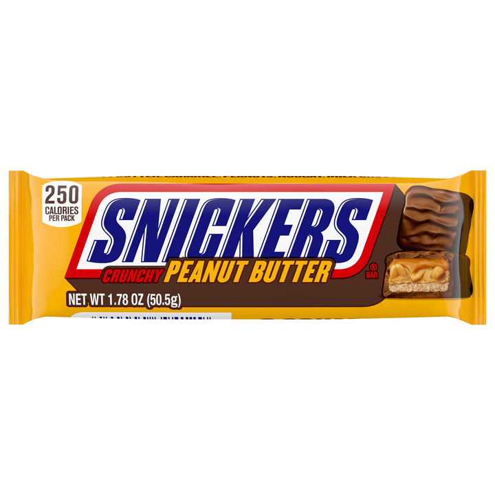 Snickers Singles Peanut Butter Squared Snicker-1.78 oz.-18/Box-12/Case