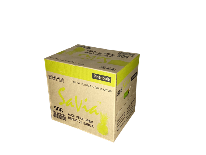 Savia Pineapple Aloe Vera Drink 12/1.5 Lt.