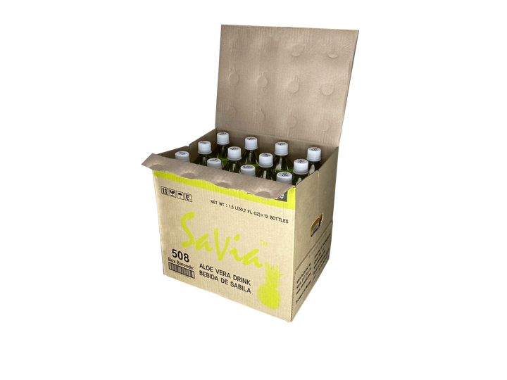Savia Pineapple Aloe Vera Drink 12/1.5 Lt.
