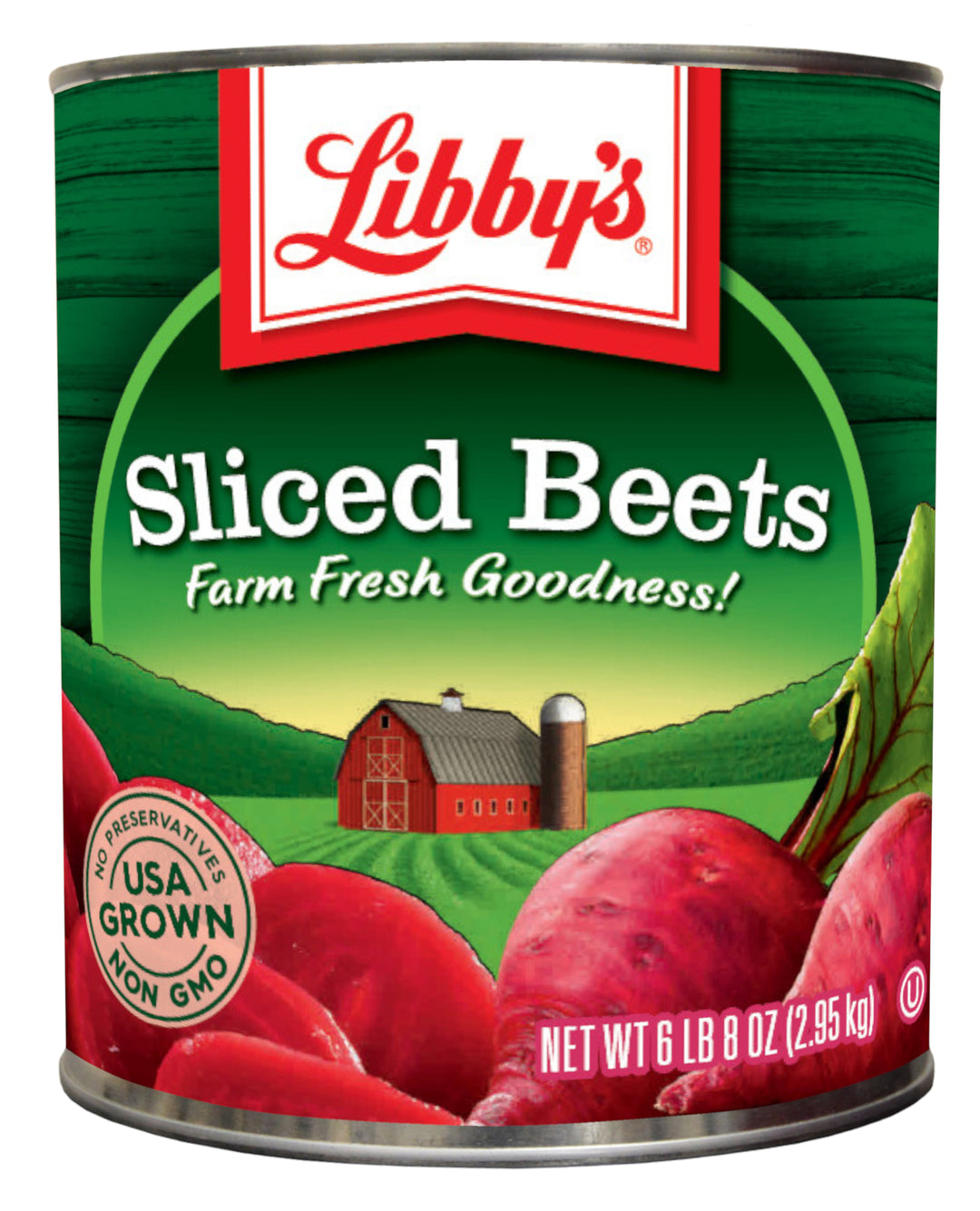 Libby's Sliced Beets-104 oz.-6/Case