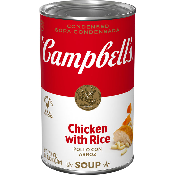 Campbell's Classic Chicken And Rice Condensed Shelf Stable Soup-50 oz.-12/Case
