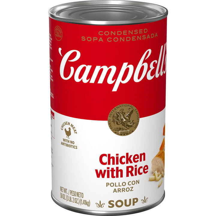 Campbell's Classic Chicken And Rice Condensed Shelf Stable Soup-50 oz.-12/Case