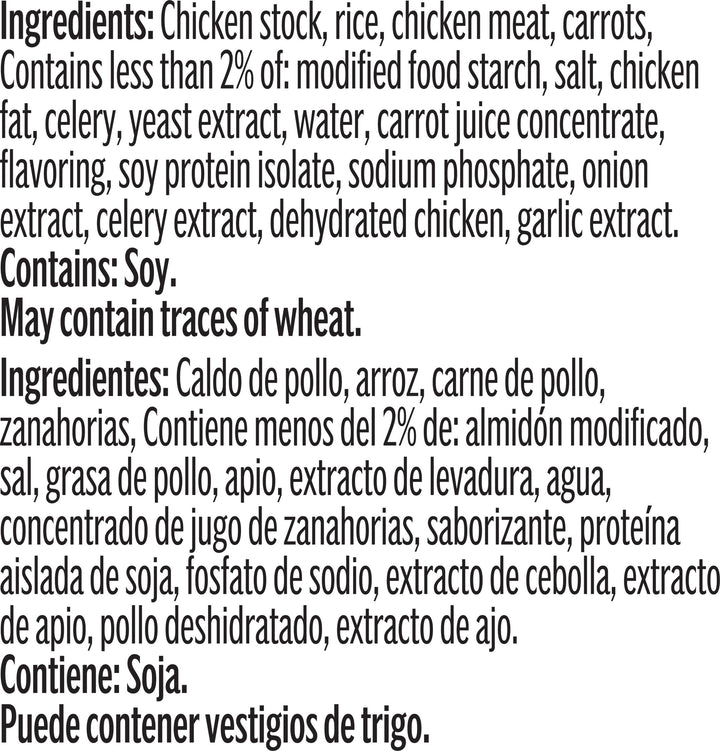 Campbell's Classic Chicken And Rice Condensed Shelf Stable Soup-50 oz.-12/Case