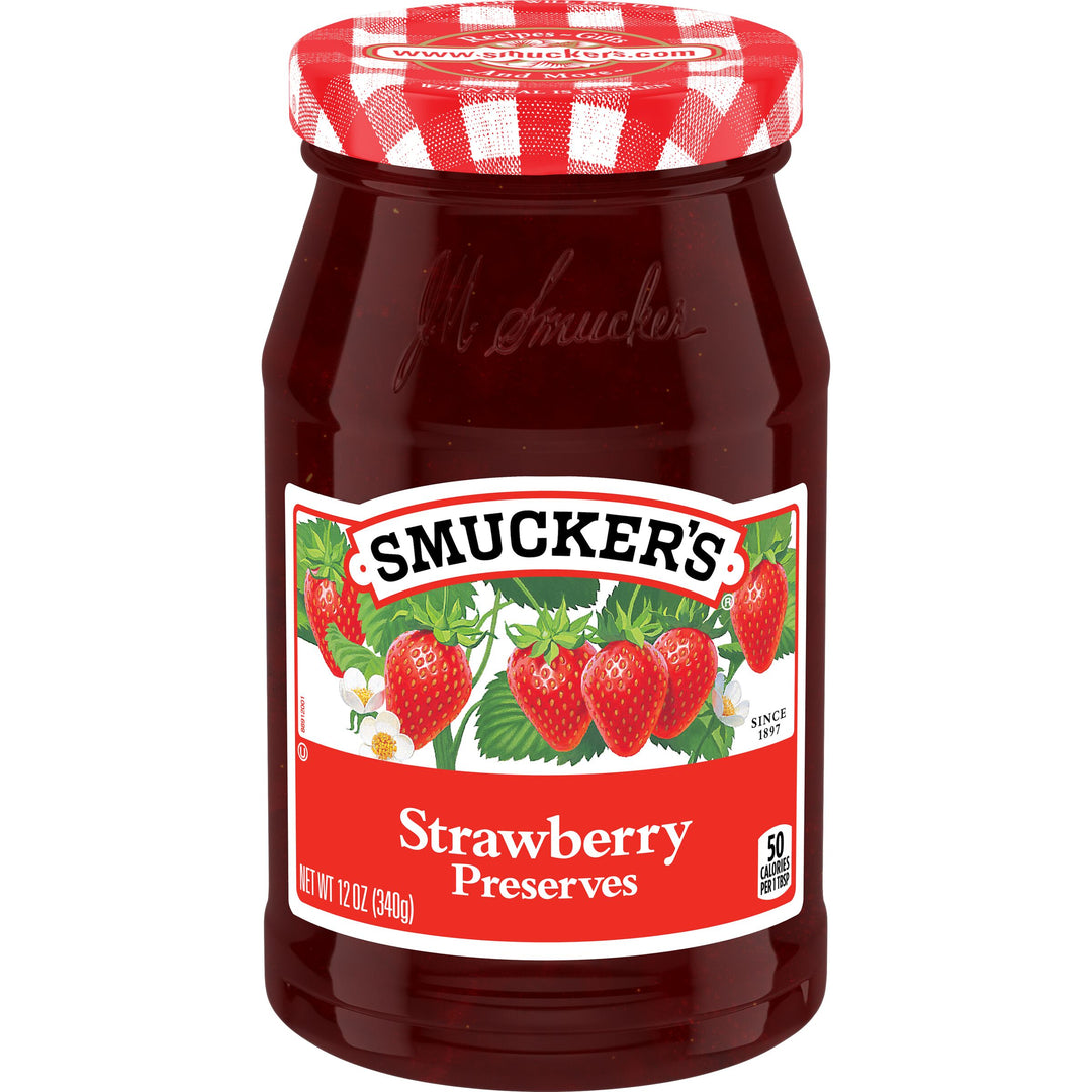 Smucker's Strawberry Preserves-12 oz.-12/Case